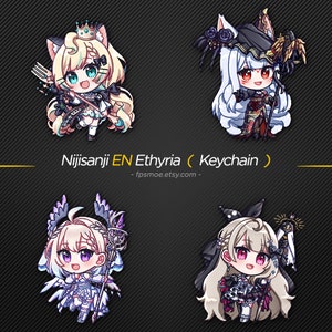Nijisanji EN Ethyria New Outfit Keychain