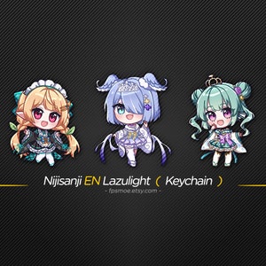Nijisanji EN Lazulight New Outfit Keychain