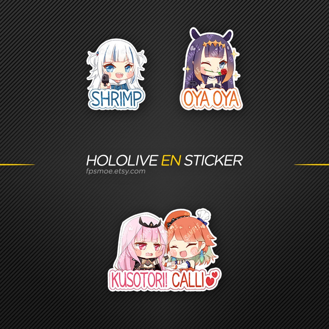 Hololive EN Sticker Etsy