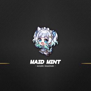 Maid Mint Fantome Keychain