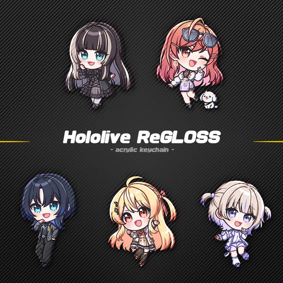 ホロライブ ReGLOSSのラデントレーディングカード ホロライブ
