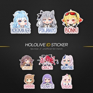 Hololive ID Sticker