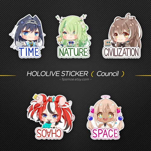 Hololive Sticker Vol. 2 Etsy Canada