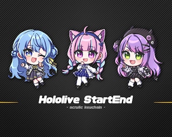 Hololive StartEnd Keychain