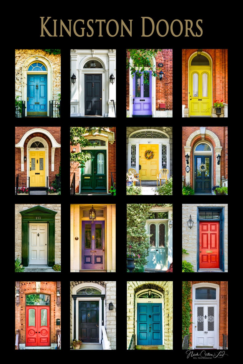 Kingston Doors Doors of Old Kingston Poster Souvenir Etsy UK