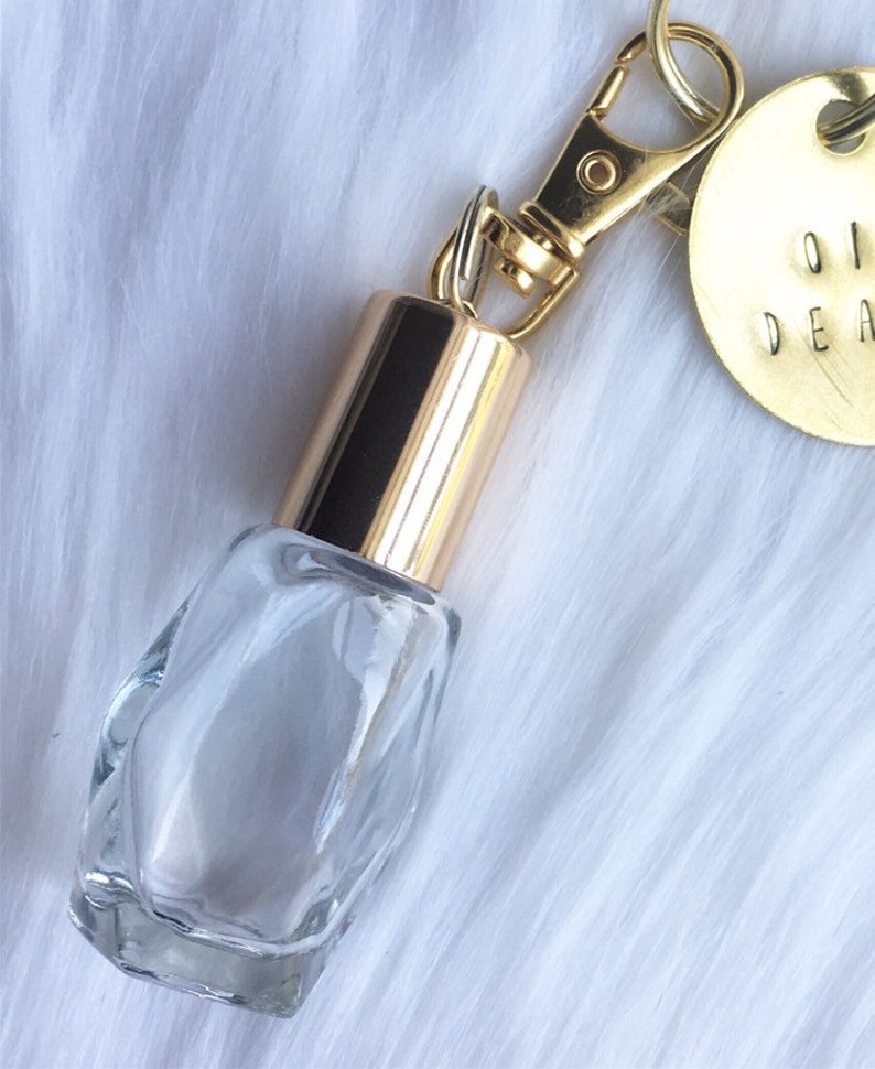 7.5 Ml Diamond Roller Bottle Keychain Young Living Etsy