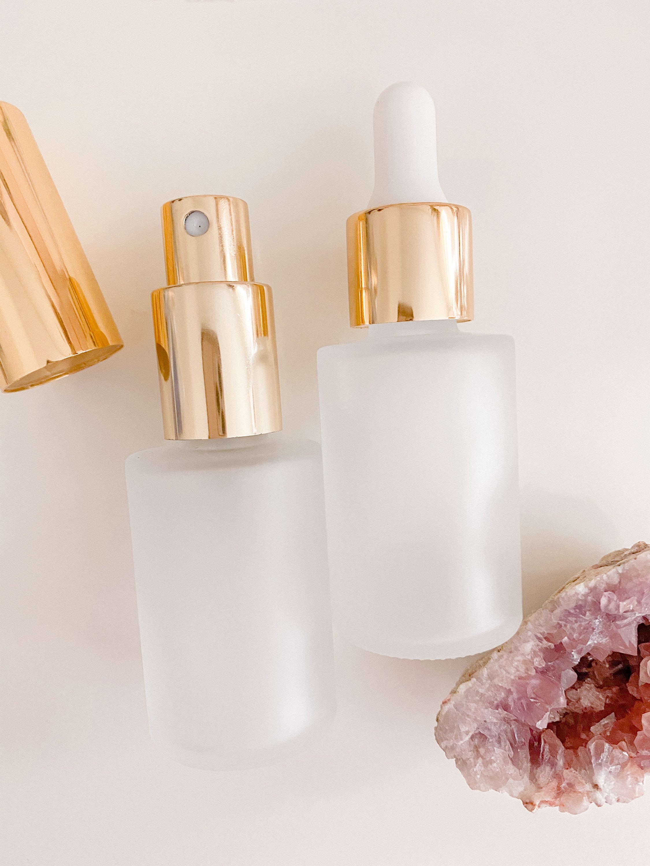 DIY Skincare Serum & Spray Bottle set/ essential oil Etsy