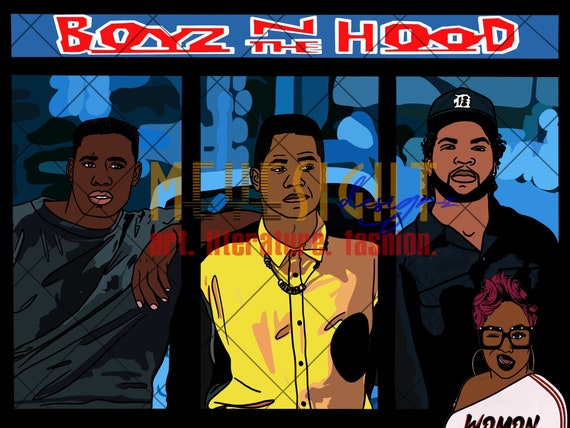 Digital Download Boyz N the Hood JPG PNG Printable Art