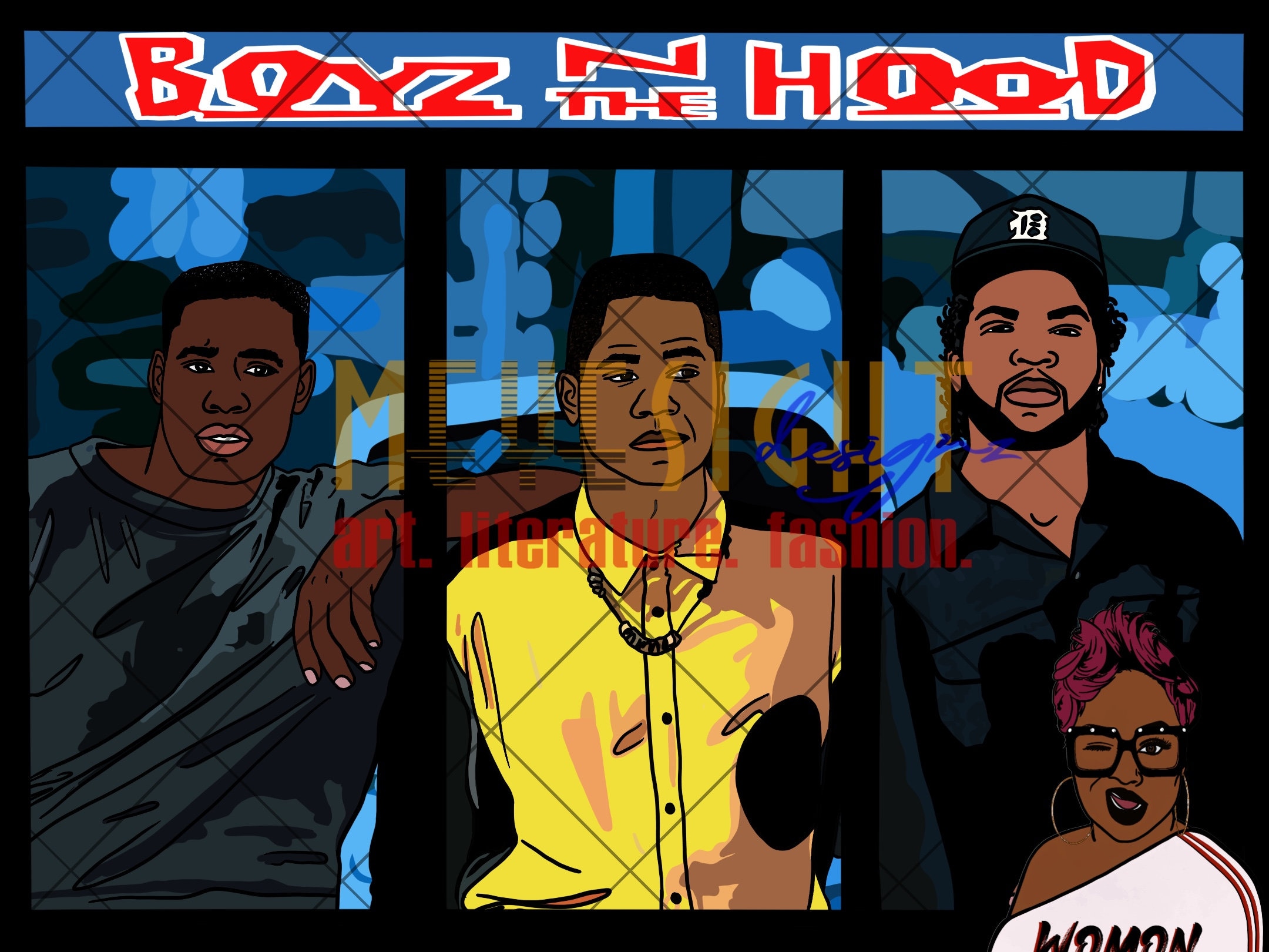 Boyz N the Hood Art Print: Movie Classic Poster (digital Download