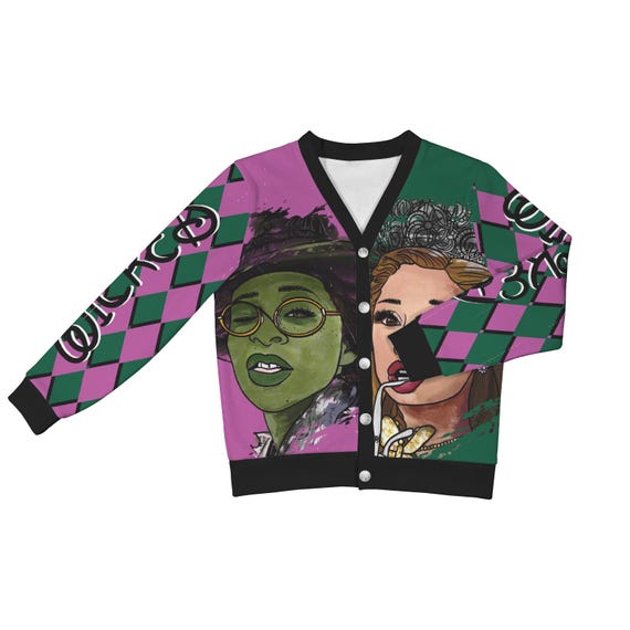 wicked for good ウィキッド エルファバ カーディガン シズ学校 Wicked Elphaba Shiz University Waves Girls Cardigan | Hot Topic