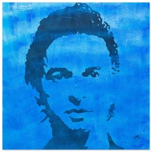 Poster con stampa artistica di Dave-Depeche Mode - Design straordinario di Anika Geldner su carta opaca di alta qualità