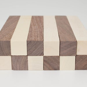 * 100 PCS * 5/8" sqr Holly American lumber wood turning squares pen blanks 