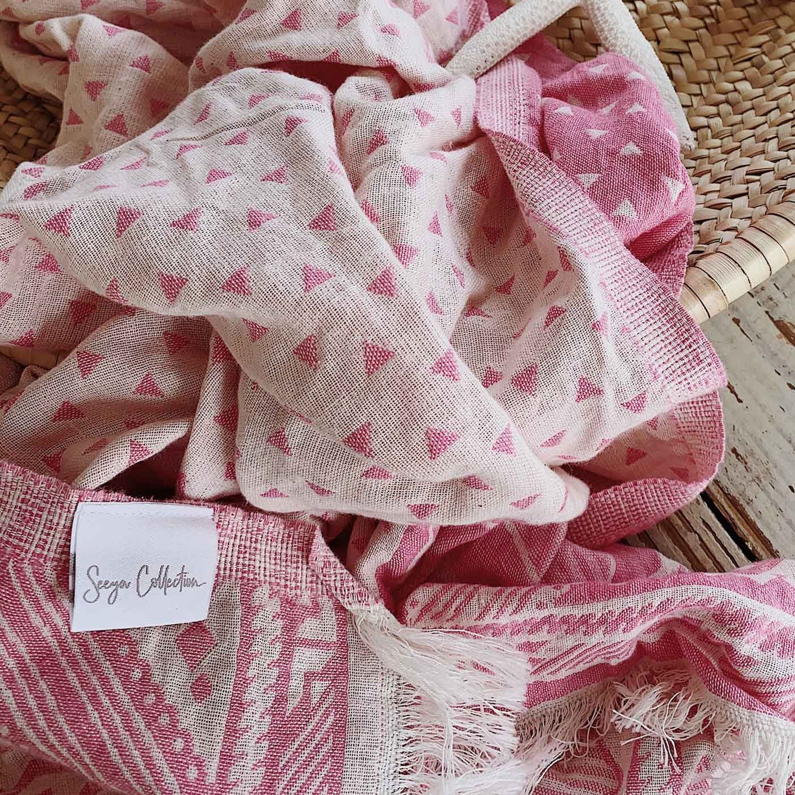 Pink Turkish Towel Turkish Cotton Peshtamal Towel Hammam Etsy