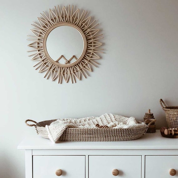 Rattan Mirror Sunburst Round Room Rattan Mirror Sunburst Round