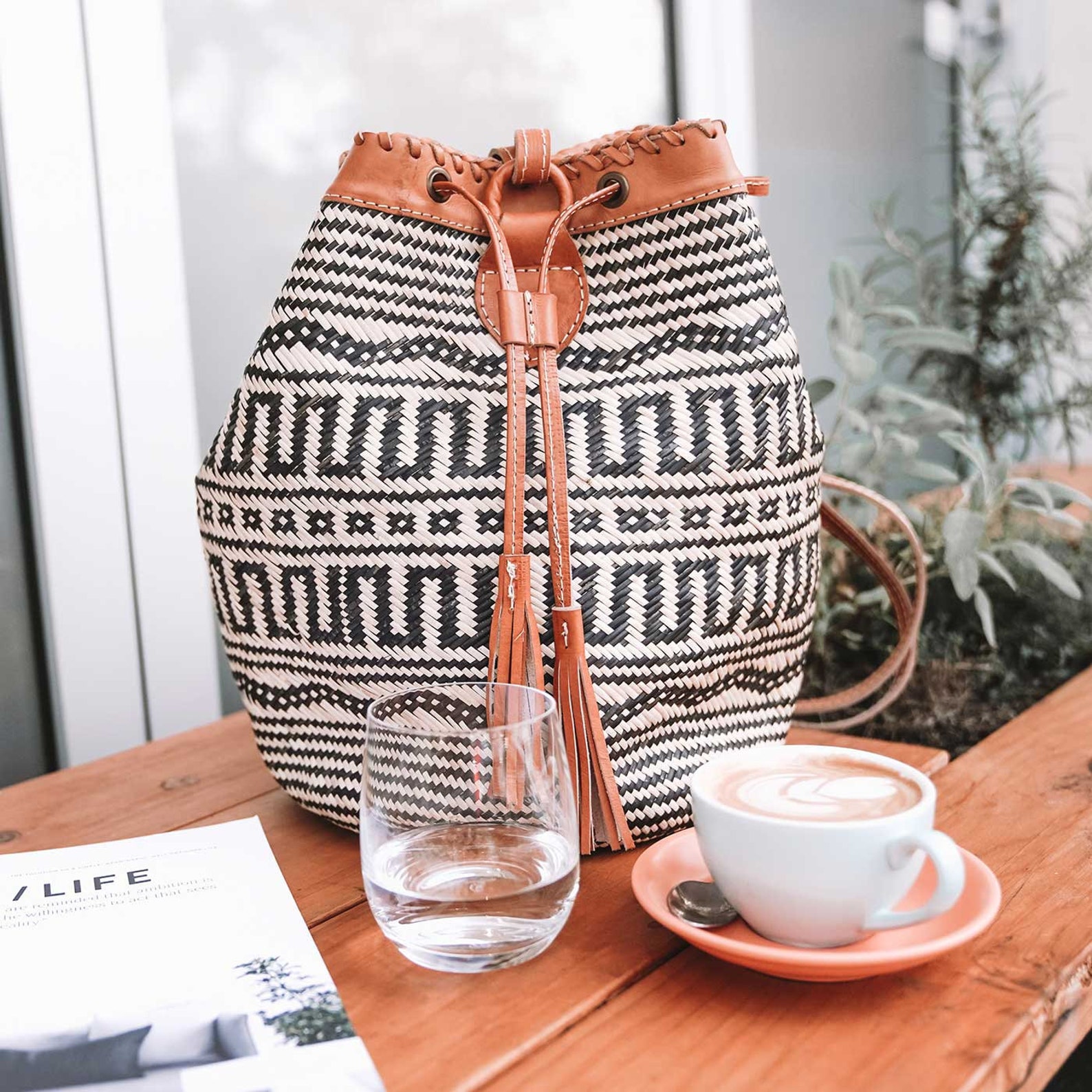 Rattan Bag Rattan Backpack Crossbody Shoulder Backpack Etsy