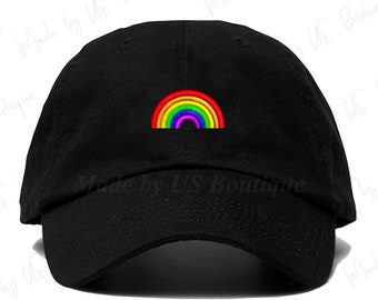 SMHNG United-Airlines-Gay-Pride-Rainbow-Logo Men Women Fashion Mesh Baseball Hat Adjustable Snapback Sports Cap