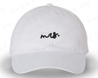 Mr and Mrs Hats Embroidered Dad Cap Mr Mrs Hats Newlywed - Etsy