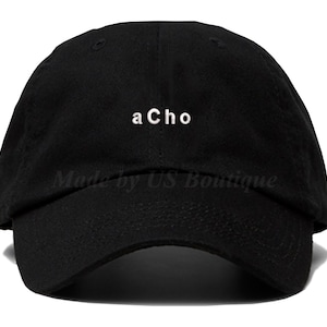 Acho, Hat Embroidered Baseball Dad Cap Perreo, Puerto Rico, DTMF, Debi Tirar Mas Fotos, Reggaeton, Babe, Girlfriend Cap, El Conejo Malo