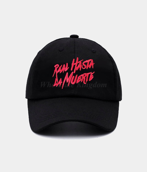 Real Hasta La Muerte Anuel Embroidered Baseball Dad Cap Etsy