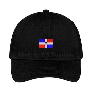 Republica Dominicana Hat Reggaeton Dominican Republic Flag Bandera Embroidered Baseball Dad Cap