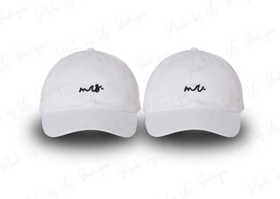 Embroidered Couple Embroidered Mr And Mrs Baseball Caps New  display picture 2