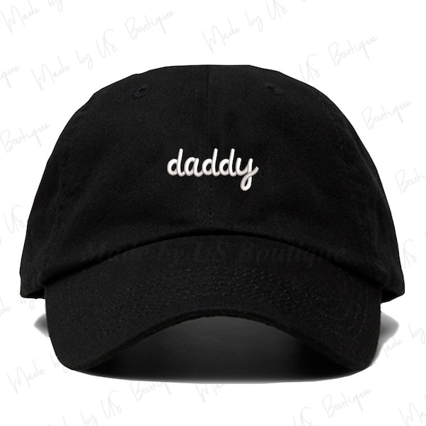 Daddy Hat, Fathers Day Hat, Dad Hat, Father Hat, Fathers Day Present, Hat for Dad, Hat, Daddy, Grandpa, Fathers Day Gift, Embroidered Cap