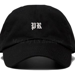 PR, Puerto Rico Hat Embroidered Baseball Dad Cap Perreo, DTMF, Reggaeton, Babe, Girlfriend Cap, El Conejo Malo