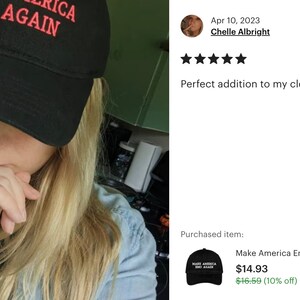 Make America Emo Again Hat Embroidered Baseball Dad Cap MAGA Hat, Emo Hat, Golfer, Gift image 4