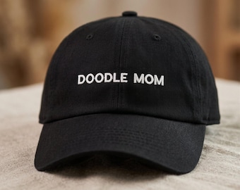 Doodle moeder geborduurde pet baseball vader, cadeau puppy hondje huisdierliefhebber aanpasbare hoed, Moederdagcadeau
