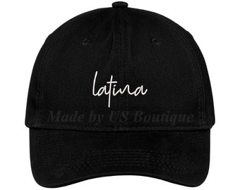 Latina Hat, Reggaeton, Babe, Bebecita Girlfriend Cap Embroidered Baseball Dad Cap Proud Latina, Latino