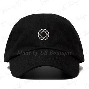 Camera Shutter Hat Embroidered Baseball Dad Cap