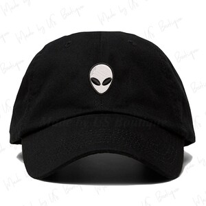 Chapéu estrangeiro | Boné bordado do paizinho | Extraterrestre do Espaço Exterior | Chapéu OVNI | Chapéu espacial | Extraterrestre