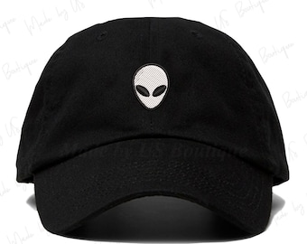 Alien Hat | Embroidered Dad Cap | Outer Space Extraterrestrial | UFO hat | Space hat | Extraterrestrial