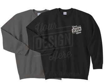 Custom Embroidered Sweatshirt | Custom Logo | Design your own | Custom text | Personalize Your Sweatshirt | Crewneck | Hoodies | Custom Gift