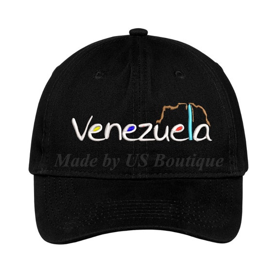 Venezuela Hat Embroidered Baseball Dad Cap Gorra Salto Angel Resistencia Vinotinto Libertad
