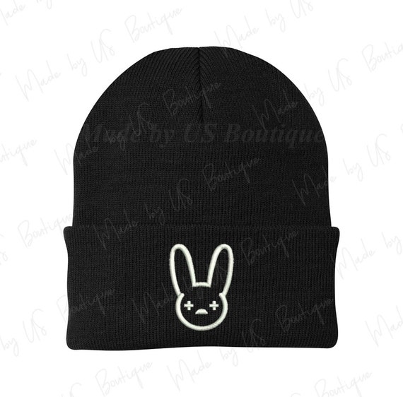 Bad Bunny Embroidered Beanie Hat Perreo 