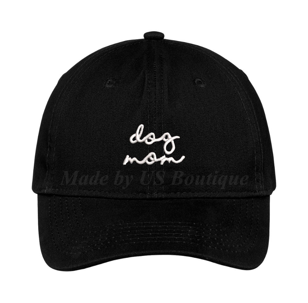 Dog Mom Cap Puppy Doggie Pet Lover Gift Customizable Hat Embroidered Baseball Dad Cap