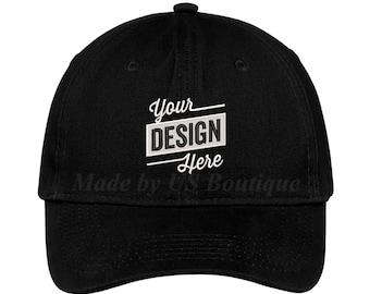 Personalized Custom Embroidered Hat | Custom Logo | Design your own | Custom text | Personalize Your Hat | Custom Hat Dad Hat | Baseball Cap