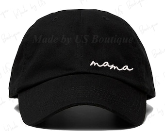 Mama Hat, Squad, Bride, Bachelorette, Demoiselle d'honneur, Cadeau de fête des mères, Momlife, Maman, Idée de chapeau, Chapeau personnalisable brodé Baseball Dad Cap