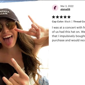 Make America Emo Again Hat Embroidered Baseball Dad Cap MAGA Hat, Emo Hat, Golfer, Gift image 7