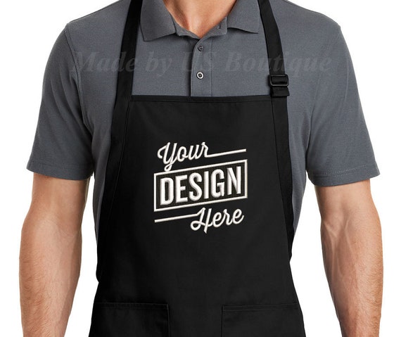 Personalised Custom Printed Apron Cooking Baking Chef Business Crafts Bib Apron