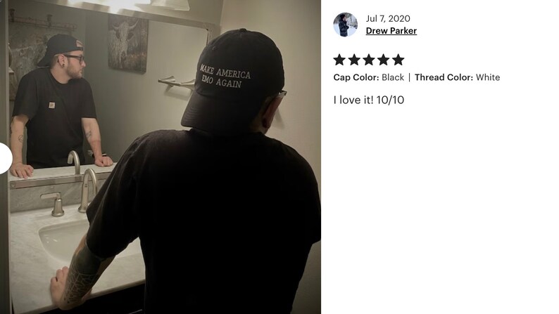 Make America Emo Again Hat Embroidered Baseball Dad Cap MAGA Hat, Emo Hat, Golfer, Gift image 8