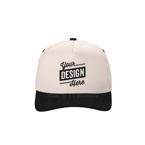 Personalized Custom Embroidered Hat | Structured Hat | Custom Logo | Design your own | Custom text | Personalize Your Hat | Your Brand Name