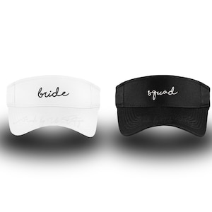 Bride and Babe Visor, Tribe, Just Married, Wife, Wedding, Couples, Hubby, Wifey, Party Hat, Bridesmaid, Bachelorette Embroidered Dad Caps