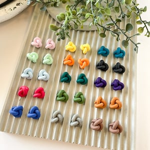 Clay Stud Pack + minimalist + lightweight studs + small earrings