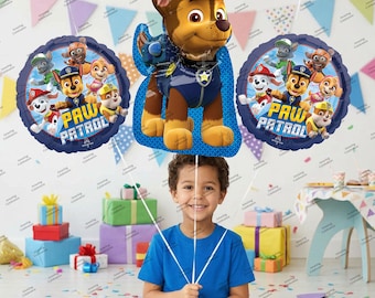 Paw Patrol Birthday Balloon Bouquet Party Decorations - Officially Licensed by Anagram