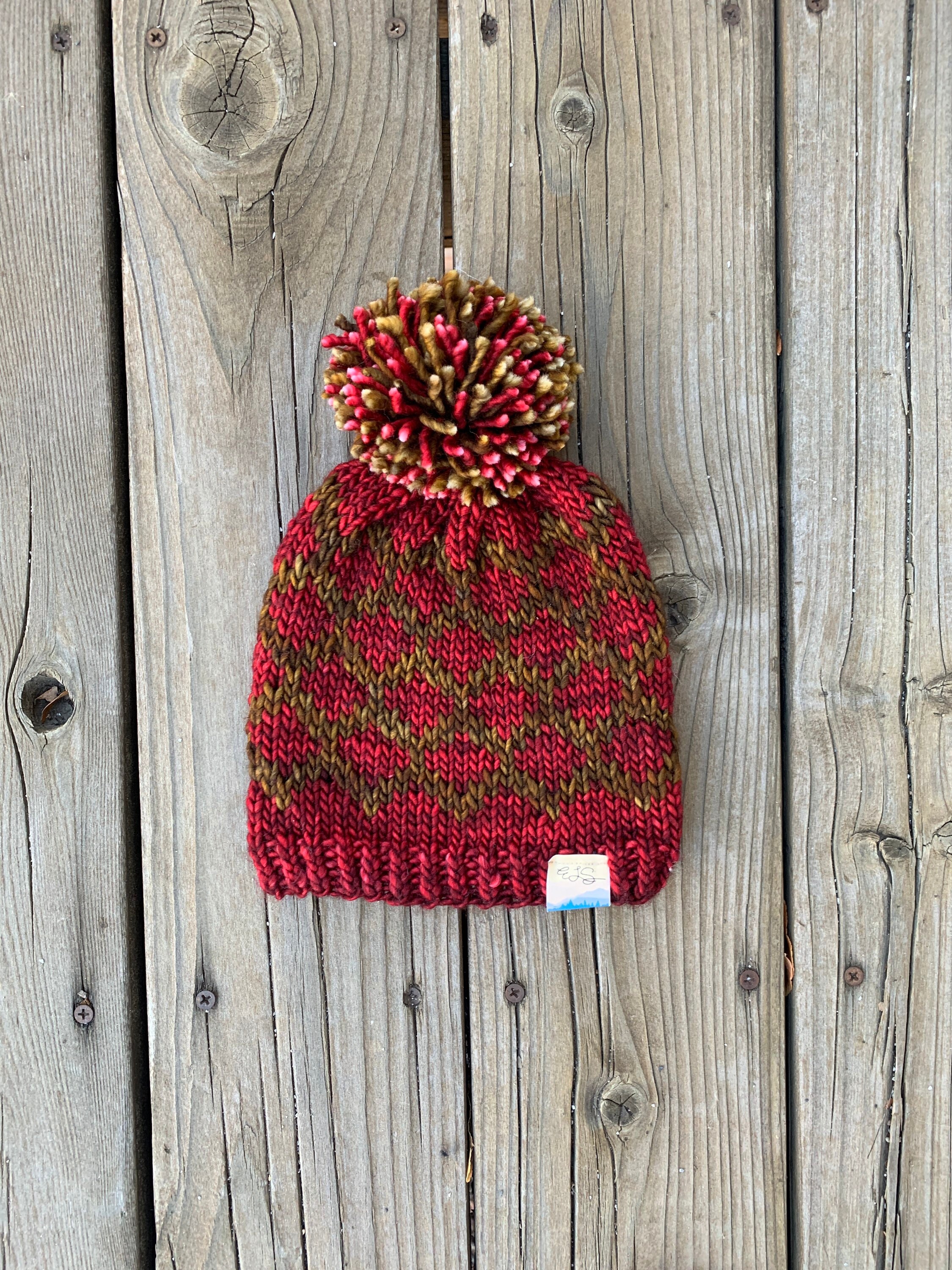 Child Red and Gold Beaniechild Winter 