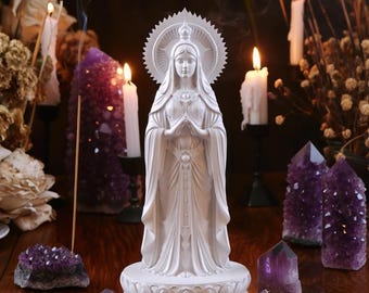 Barbelo Gnostic Goddess Statue – Sacred Feminine Divine Emanation Sculpture – Esoteric Spiritual Altar Decor, Mythic Art