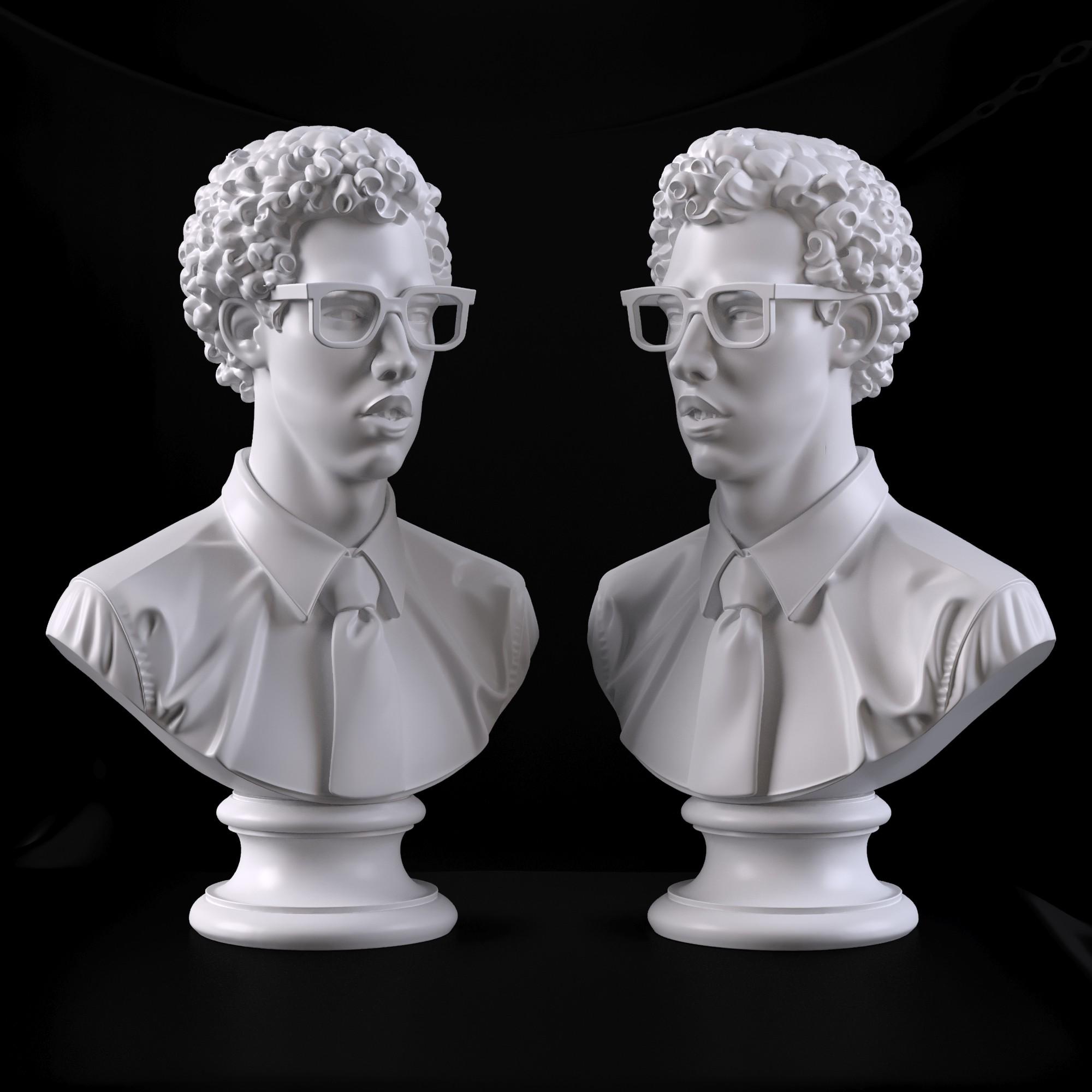 Napoleon Dynamite Bust Statue | Awkward Comedy Movie Character ...