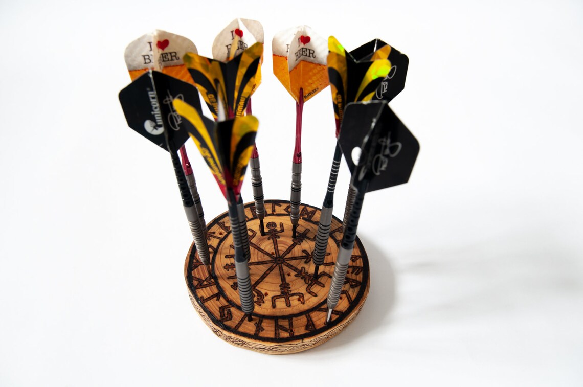 Wooden Dart Holder Etsy